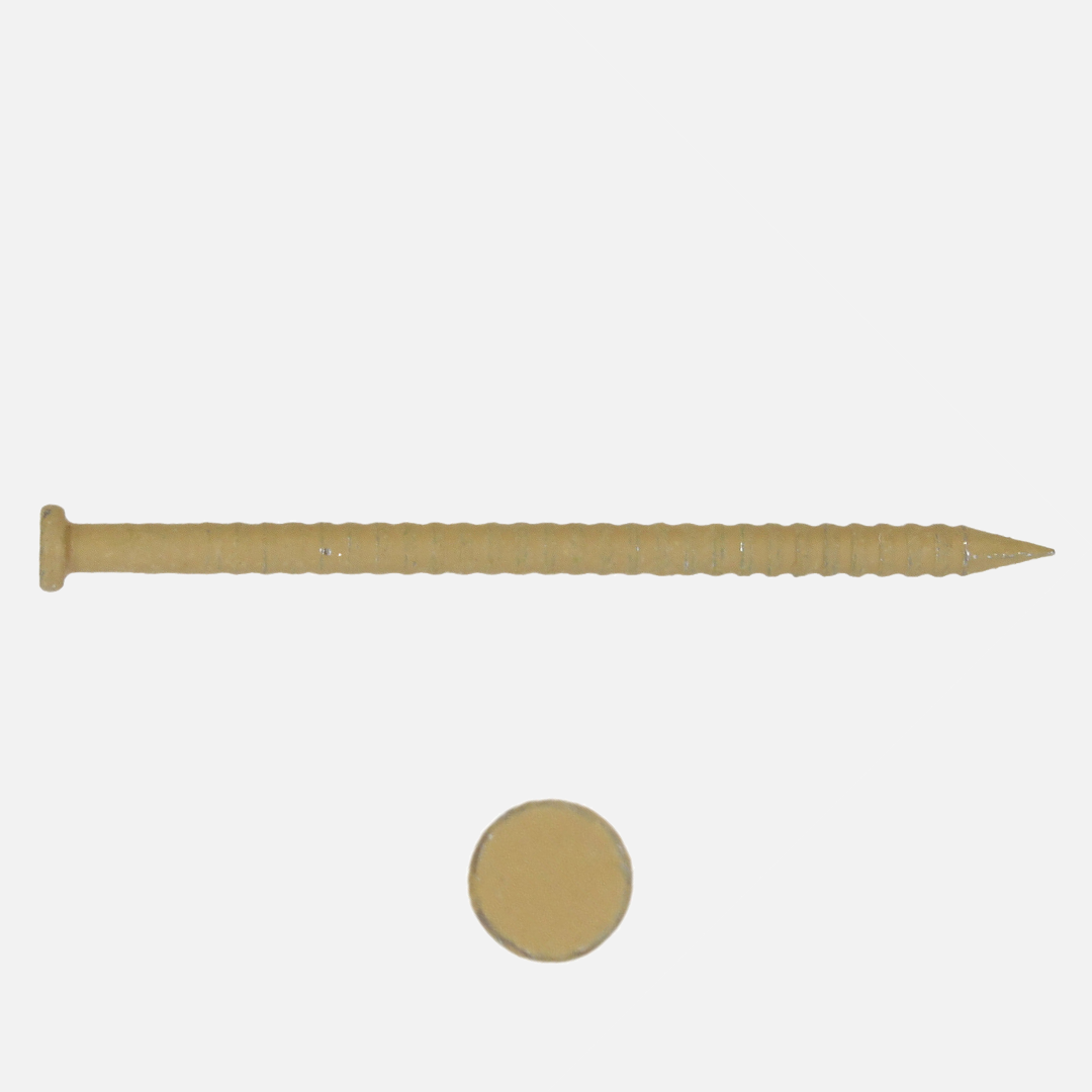 1000 BÄR Leistenstifte 1,75x32 mm, hellbraun mit Flachkopf