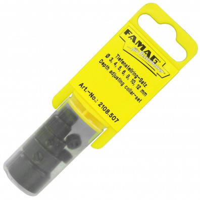 7 tlg FAMAG Stellringsatz für 3,4,5,6,8,10,12 mm schwere Ausführung