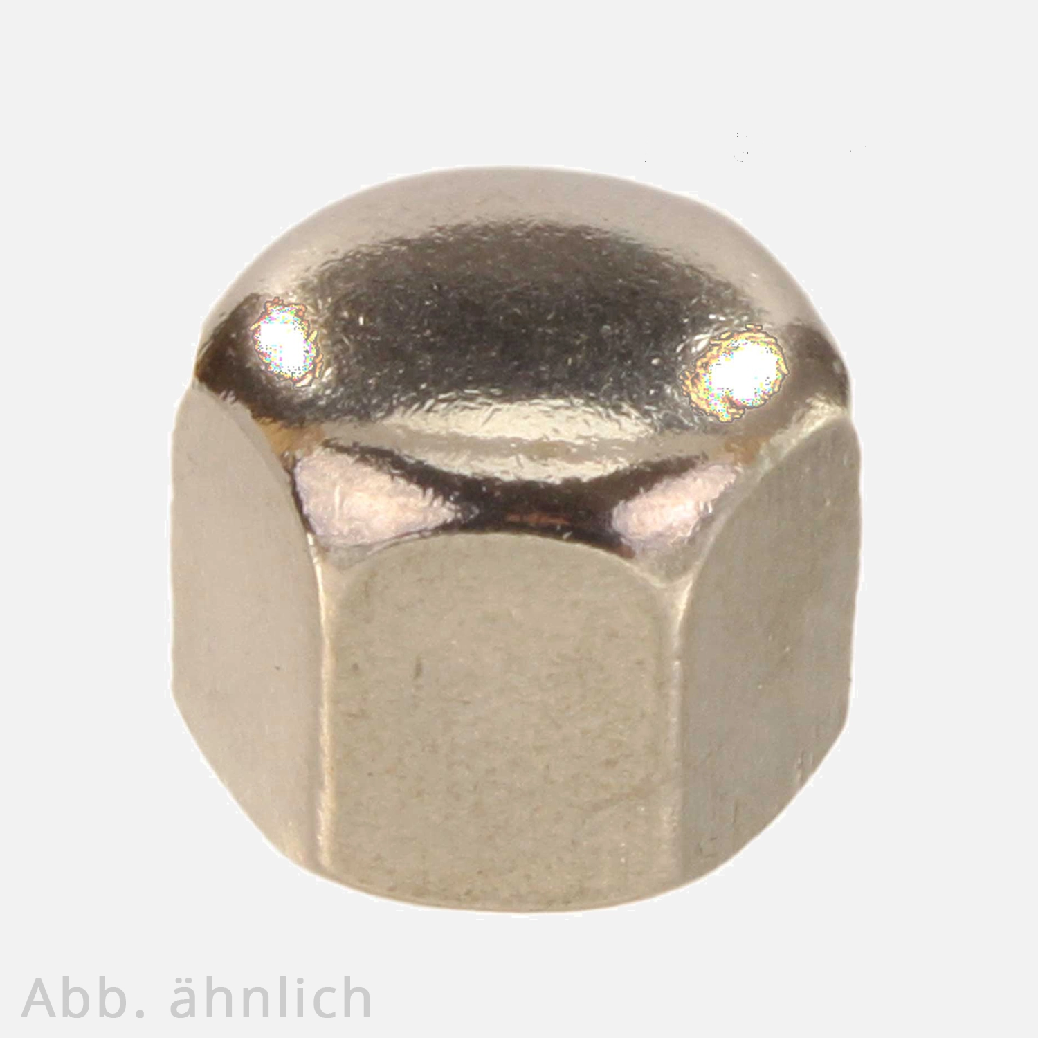 50 Sechskant-Hutmuttern, niedrige Form DIN 917 Edelstahl A2 M18