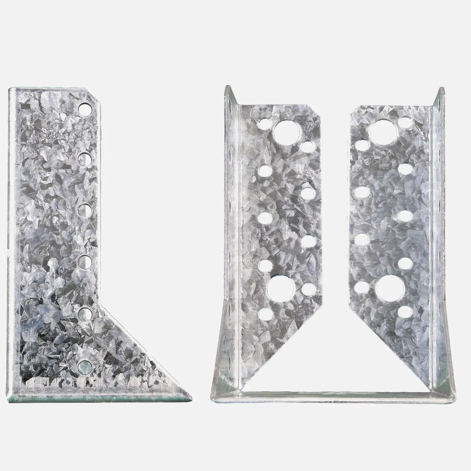 1 Balkenschuh 80x120mm,Typ B - Laschen innen, mit großen Bohrungen, ETA