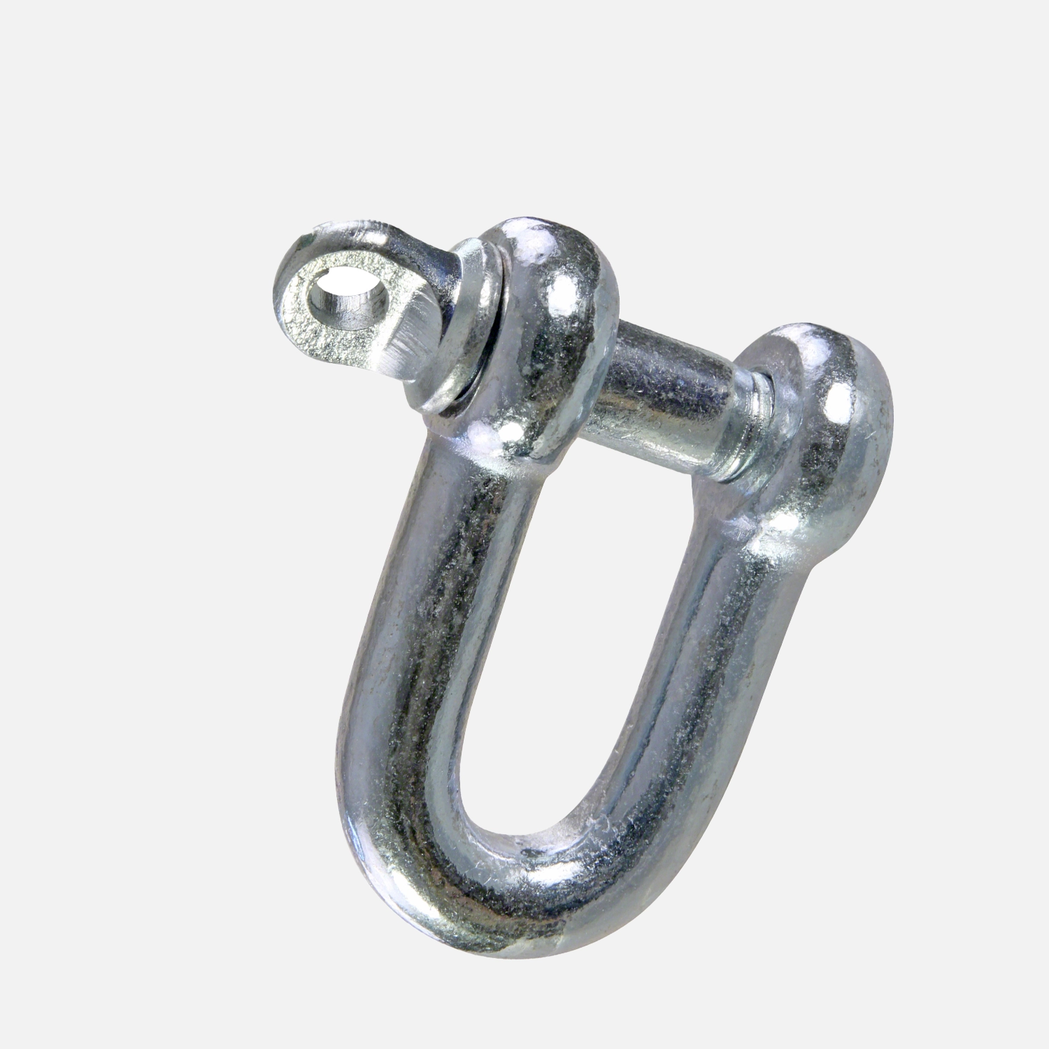2 Schäkel DIN 82101 geschmiedet Form A galv verzinkt Gr. 0,4, WLL=400 kg
