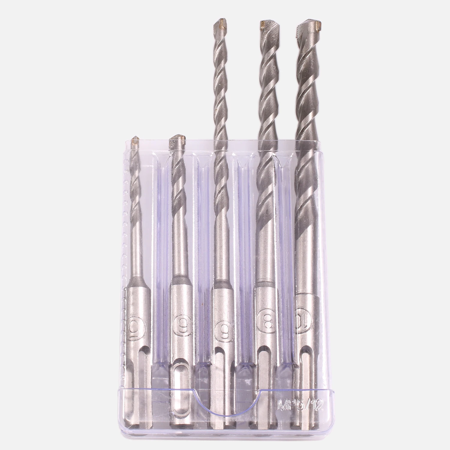 5 tlg. SDS-plus Bohrer-Set 5-10 mm, 110 und 160 mm lang