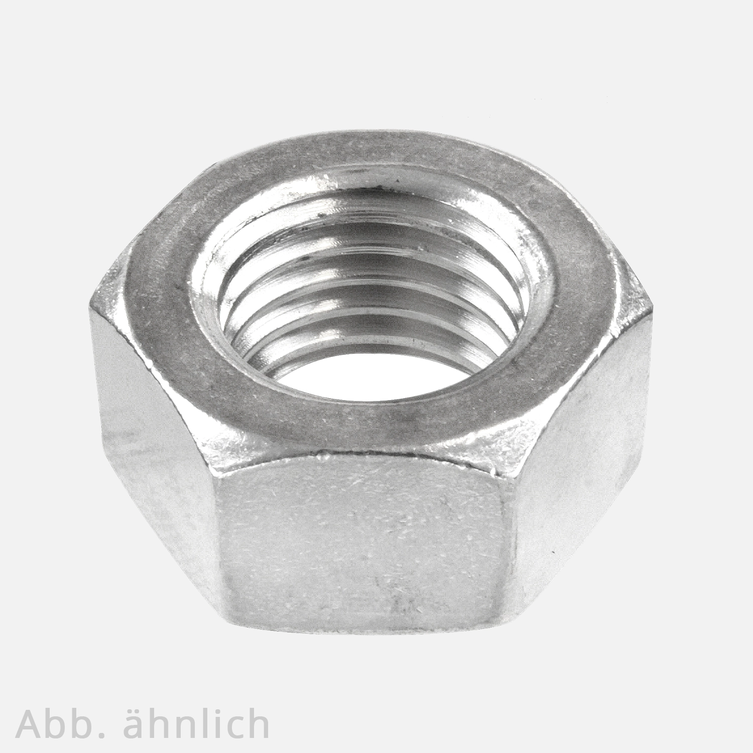 100 Sechskantmuttern M6 - DIN 934 - Edelstahl A5