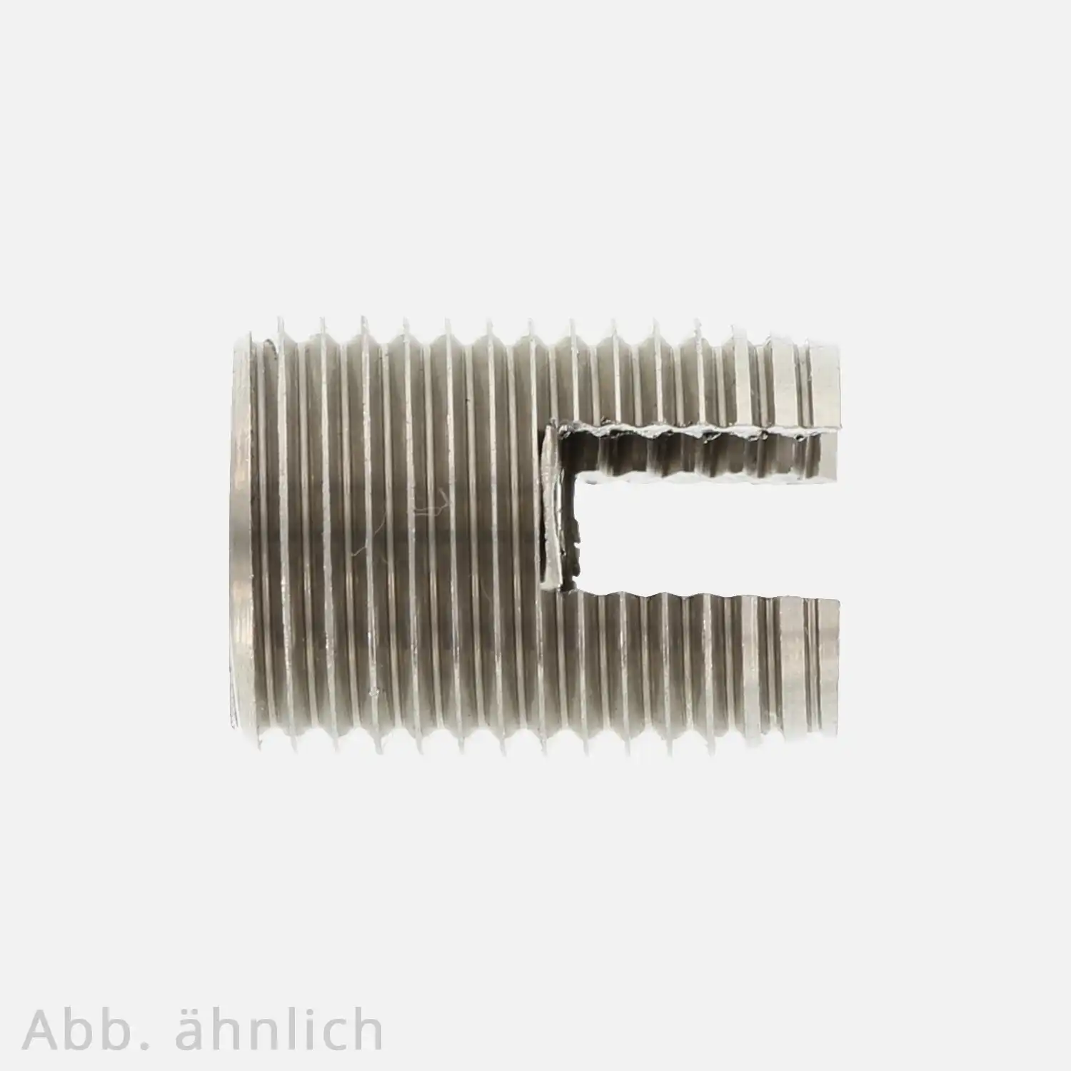 250 Selbstschneidende Gewindeeinsätze, BM5, Länge 10 mm , Edelstahl A2