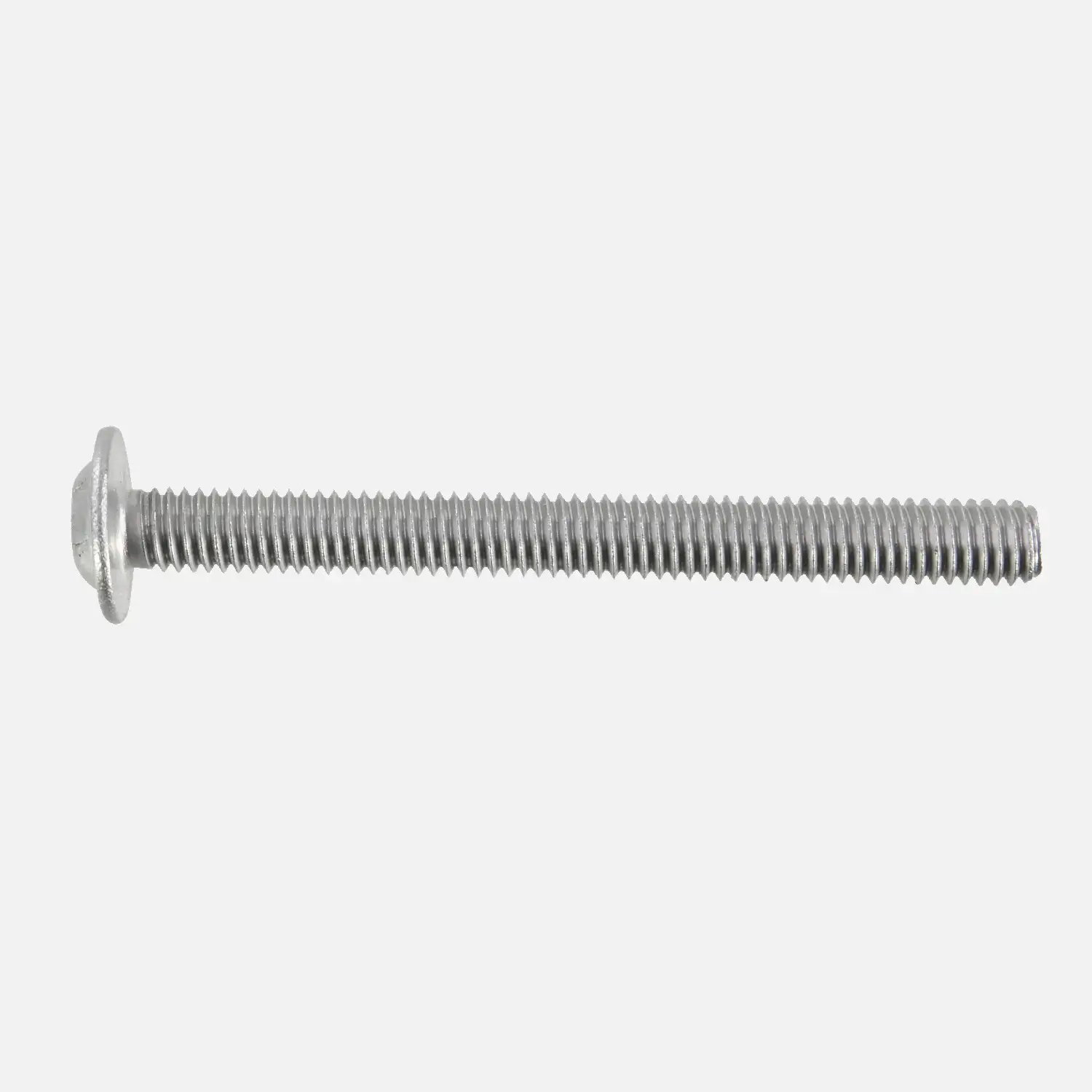 100 Linsenschrauben mit Flansch M6x60mm - ISO 7380-2 - TX30 - Edelstahl A2