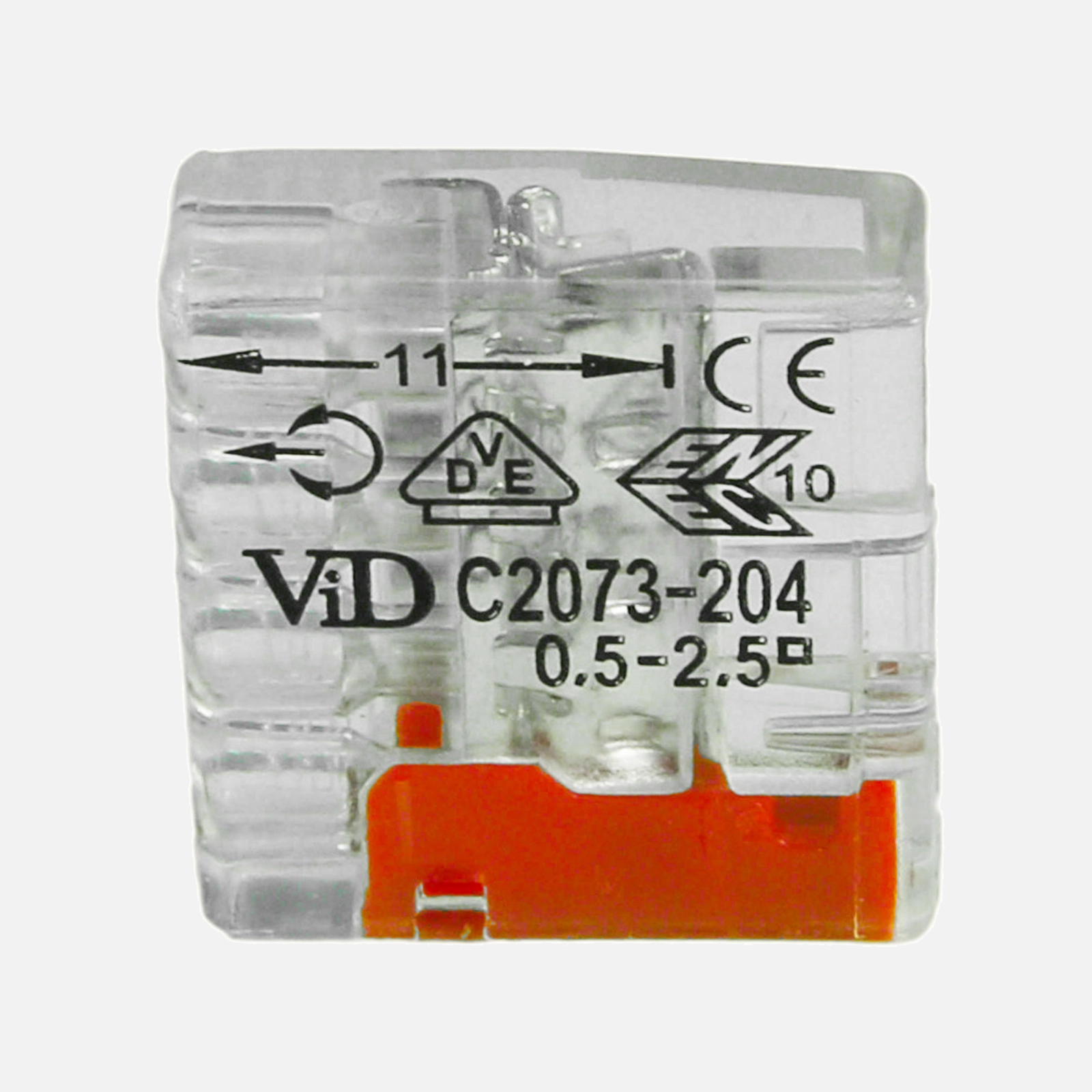 100 ViD Steckklemmen / Federzugklemmen - Polzahl: 4