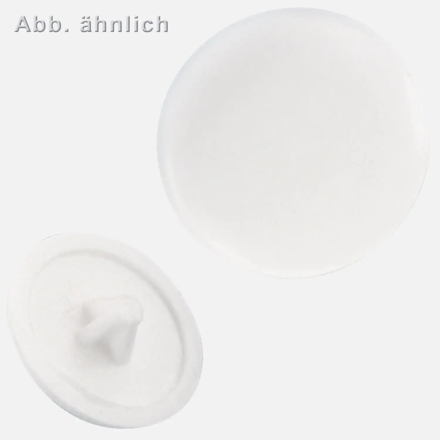 1000 Abdeckkappen für PH 2 (Phillips) - Ø Kappen=12mm - weiß(RAL9010)