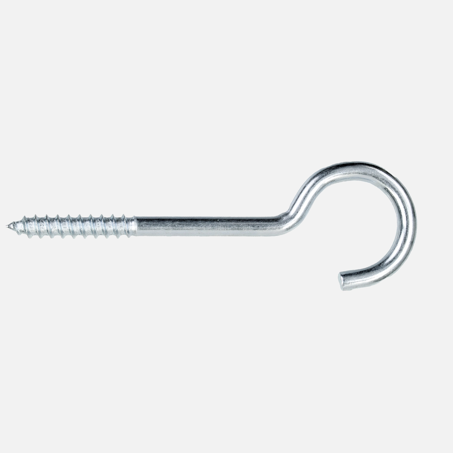 100 Gebogene Schraubhaken Typ 11 galvanisch verzinkt 100mm
