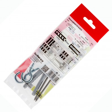 6 tlg. FISCHER Montage-Set Lampen im Innenbereich