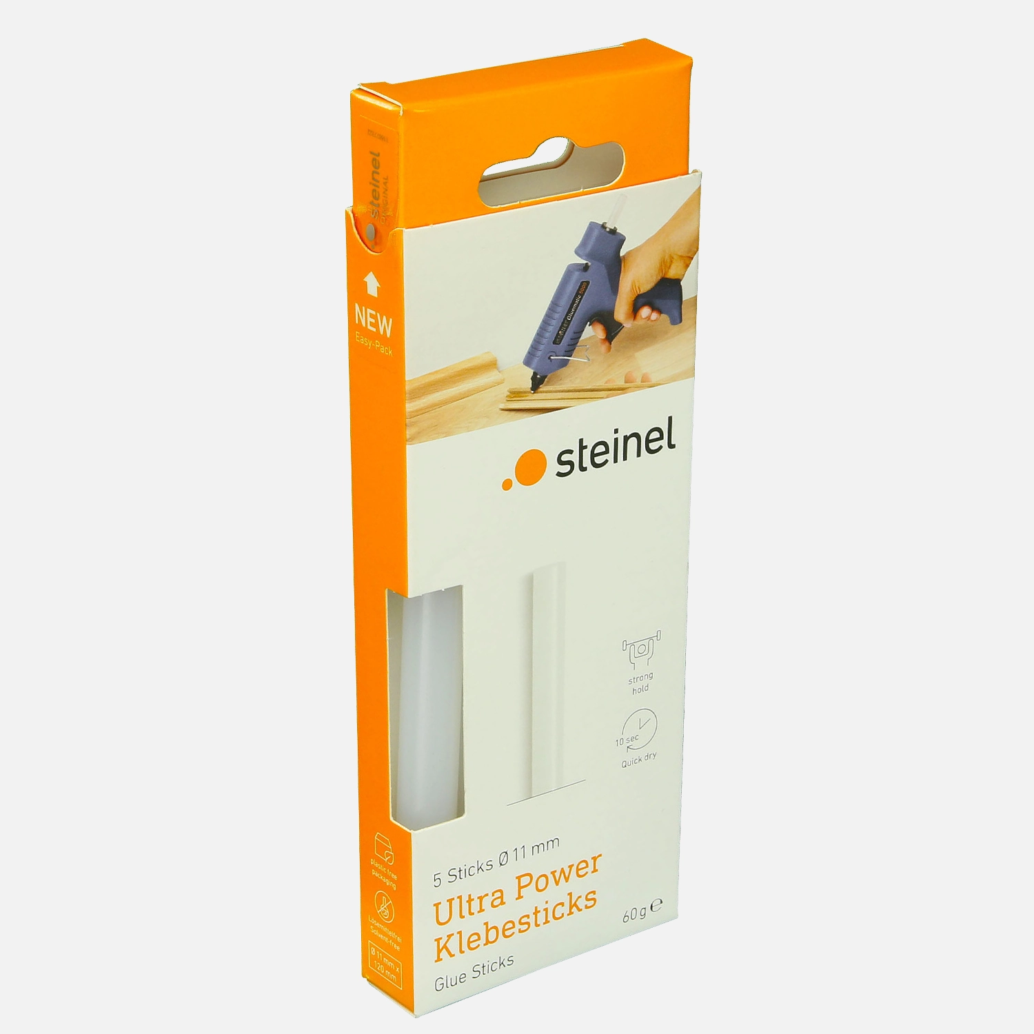 5 Steinel Klebesticks 11mm, Ultra Power, Kraftkleber, 120mm Länge