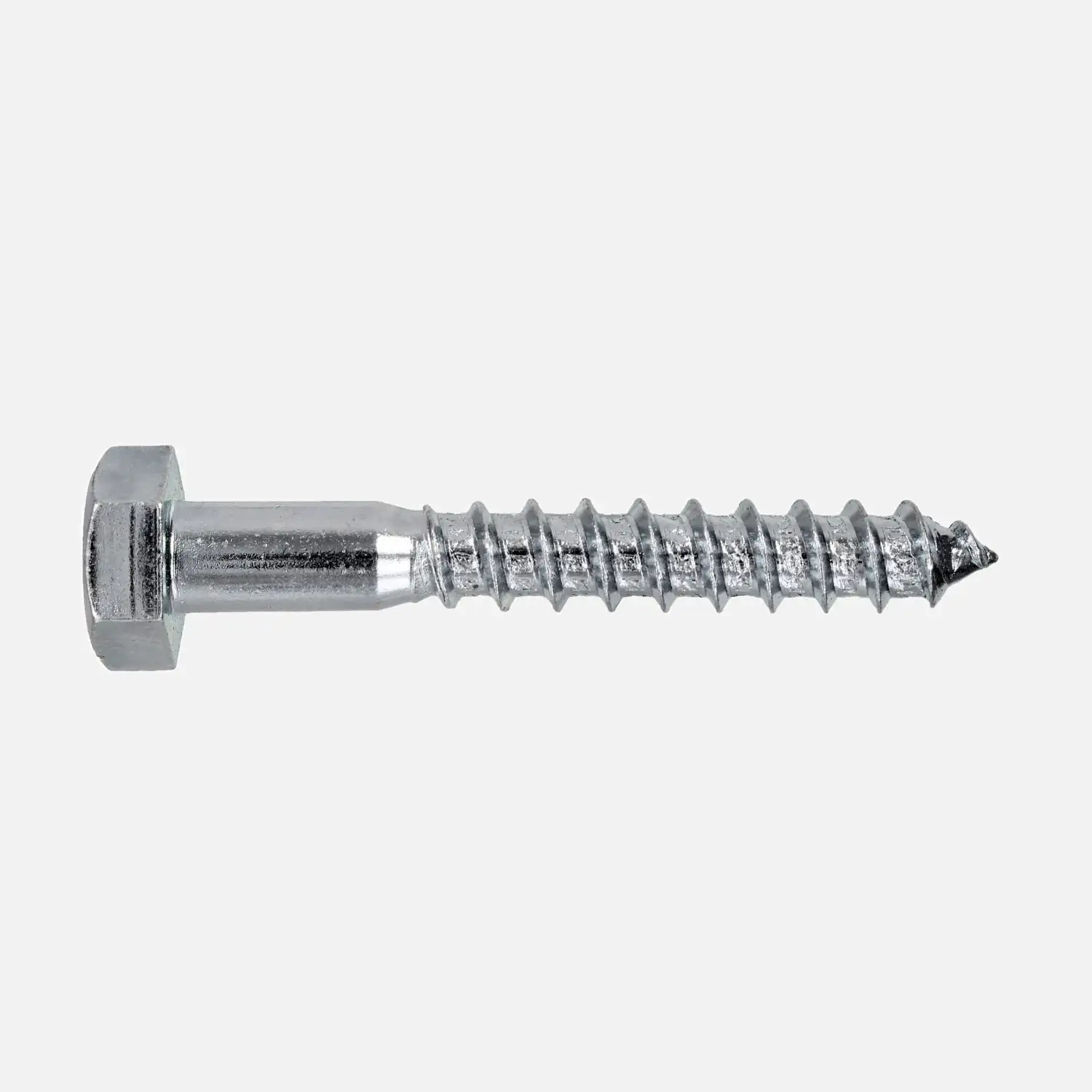 100 Sechskant-Holzschrauben - 10x70 mm - DIN 571 - verzinkt