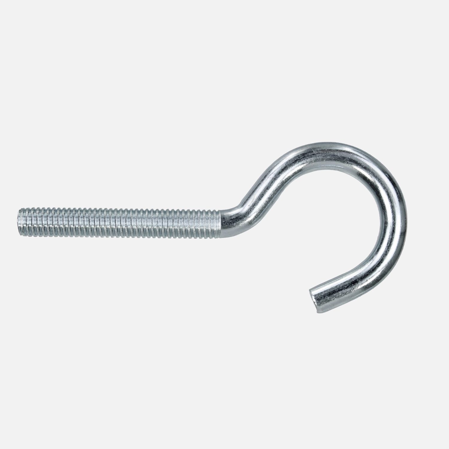 100 Gebogene Schraubhaken Typ 11E galvanisch verzinkt M5x60mm