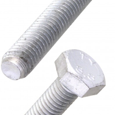 200 Sechskantschrauben M8x20 mm - DIN 933 - 8.8 zinklamellenbeschichtet