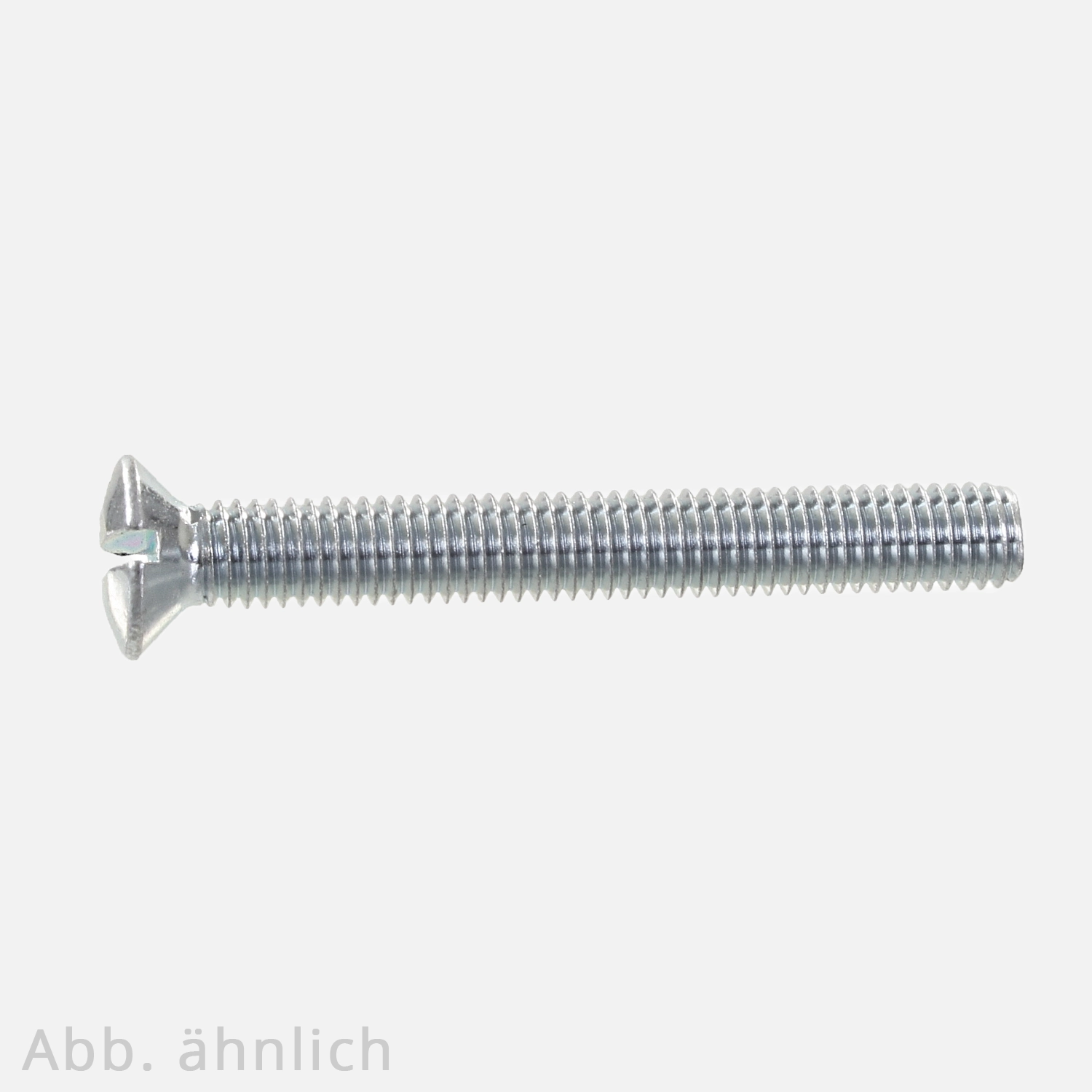 100 Linsensenkschrauben DIN 964 mit Schlitz 4.6 verzinkt M10x50 mm