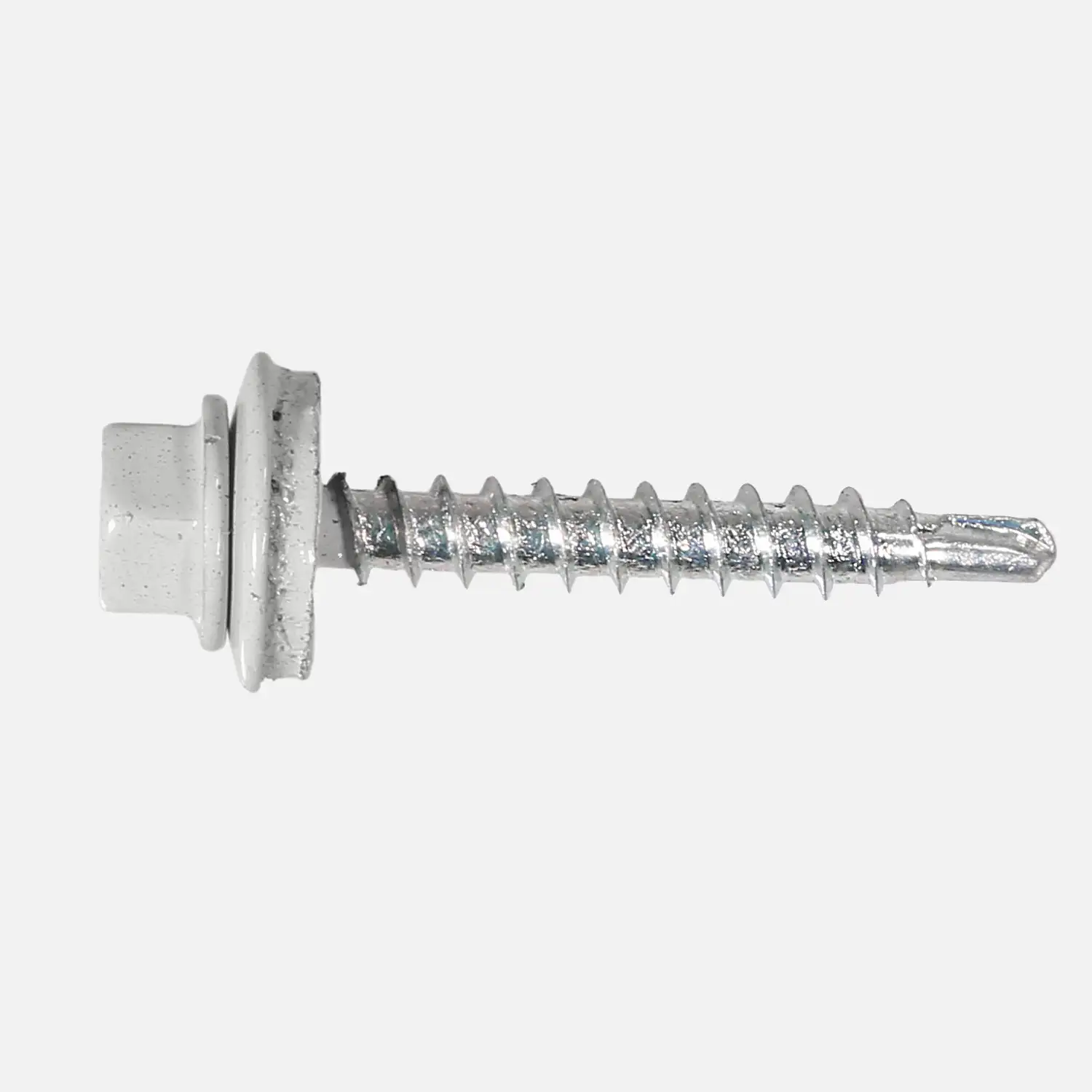 Trapezblech Bohrschraube | Farm S | 6-kant | Dichtscheibe | Bohrleist.-0,2-2 mm | galvanisch verzinkt | gehärtet