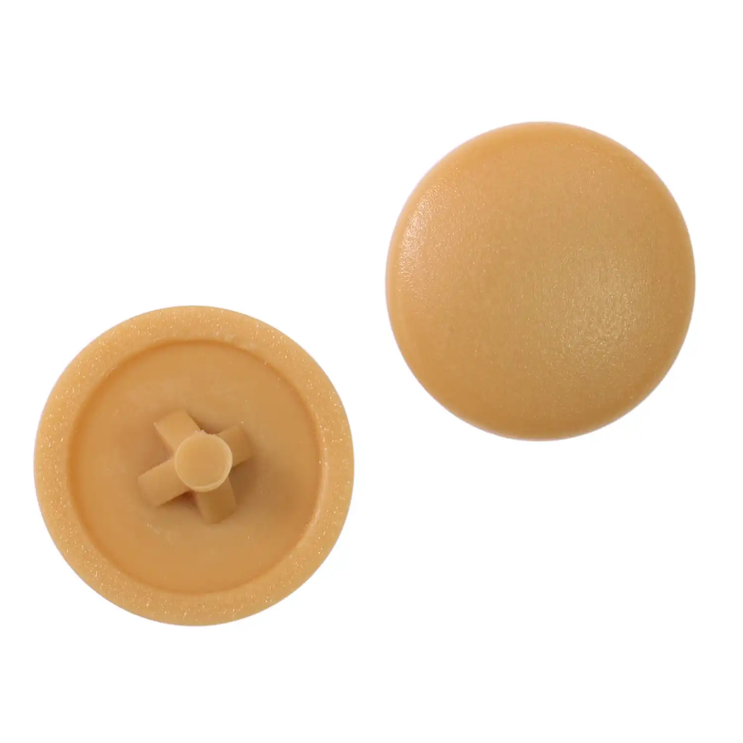200 Abdeckkappen für PZ 2 (Pozidriv) - Ø Kappen=12mm - braunbeige(RAL1011)