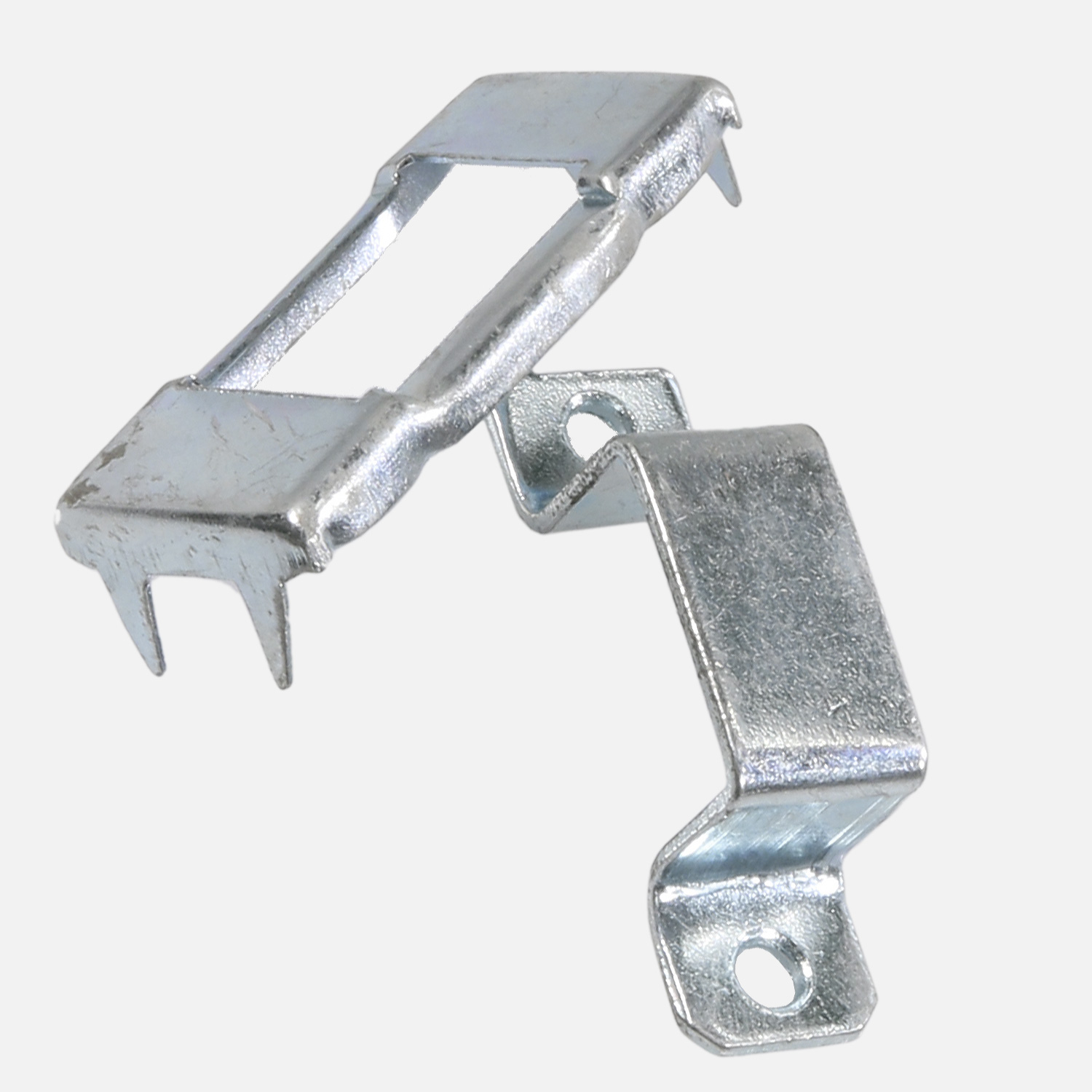 1 Sicherheits - Schlossriegel, dickschichtpassiviert, mit flachem Griff - 140x55x20 mm