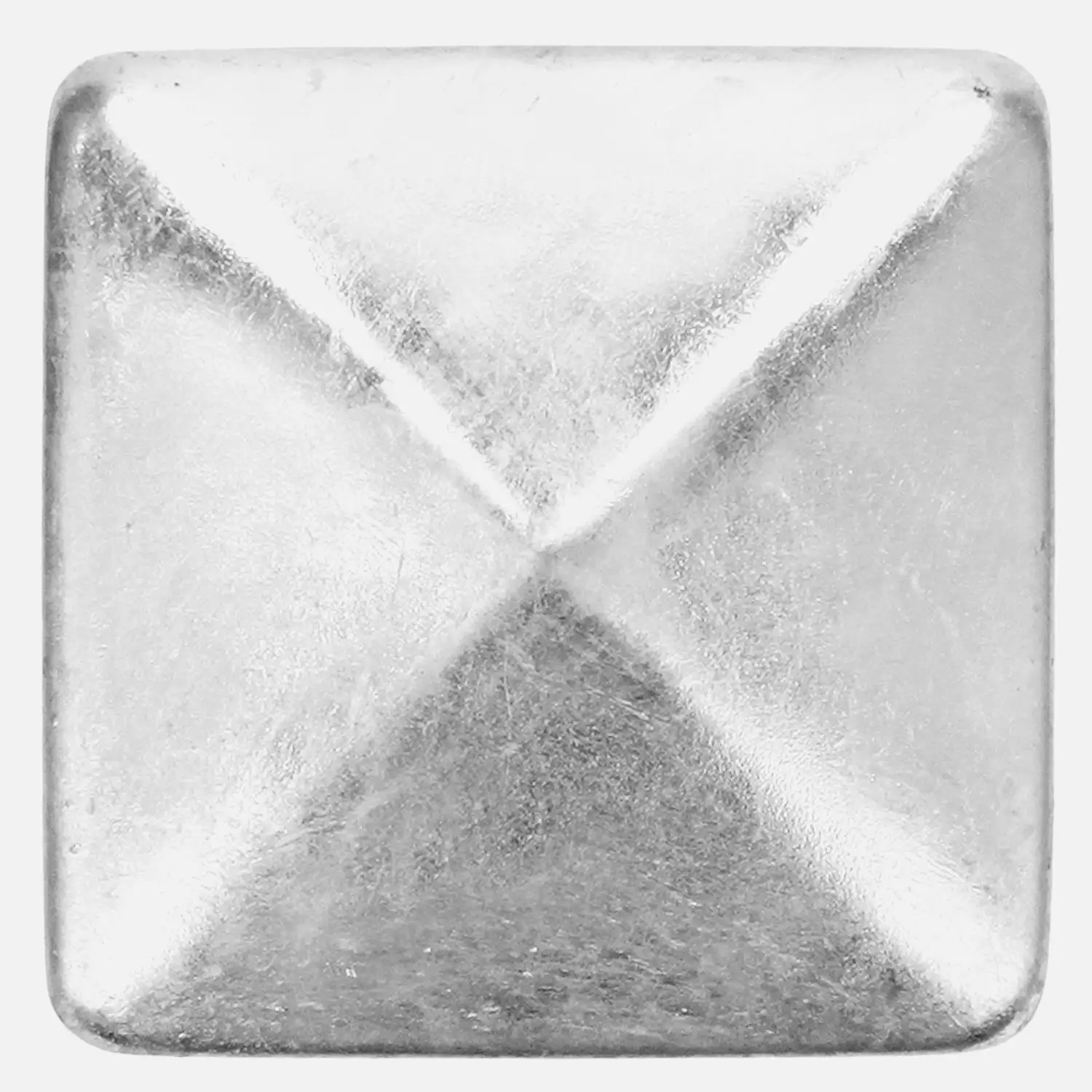 10 Pfostenkappen flach Edelstahl A2 91x91 mm