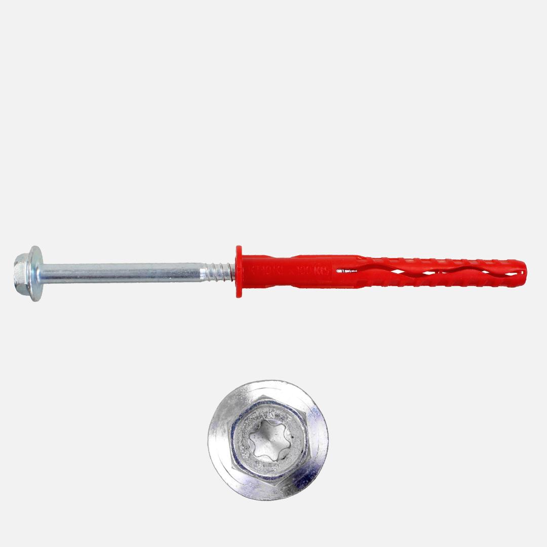 Rahmendübel / Fassadendübel | zugelassen KT 10 SL | Senkkopf | verzinkt