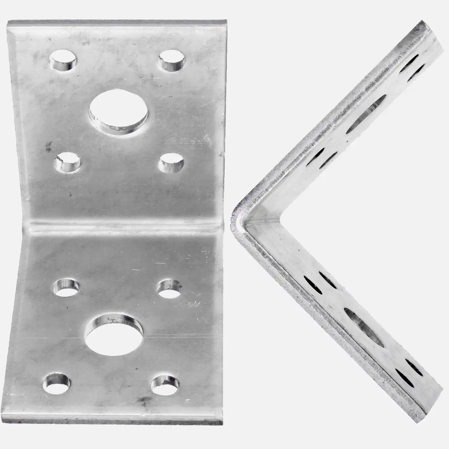 Schwerlast-Winkelverbinder | Sicke | verzinkt | kunststoffbeschichtet | schwarz