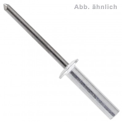 Dichtblindniete | Flachrundkopf | Aluminium / Edelstahl A2 Dorn