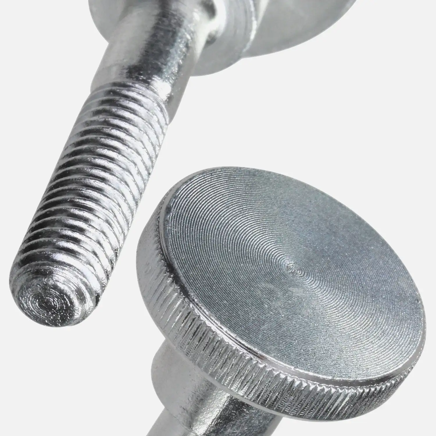 25 Rändelschrauben M5x40 mm - DIN 464 - hohe Form - verzinkt