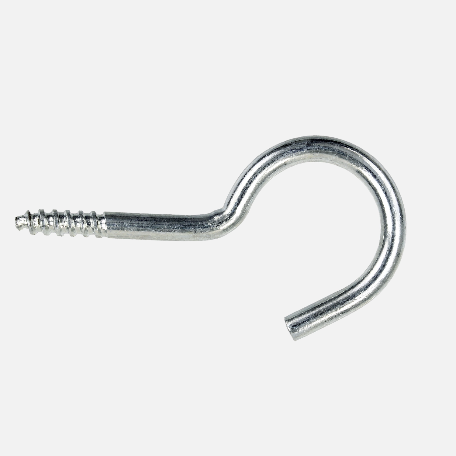 20 Gebogene Schraubhaken Typ 11 galvanisch verzinkt 50 mm