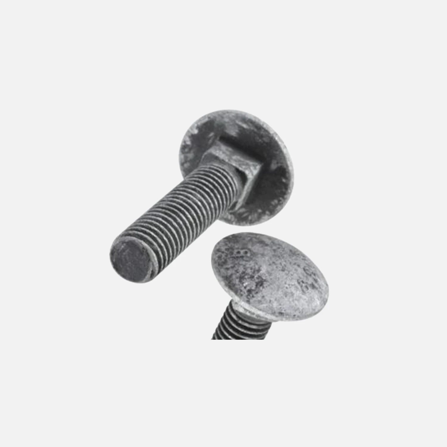 100 Flachrundschrauben DIN 603 ohne Mutter 8.8 feuerverzinkt M10x25