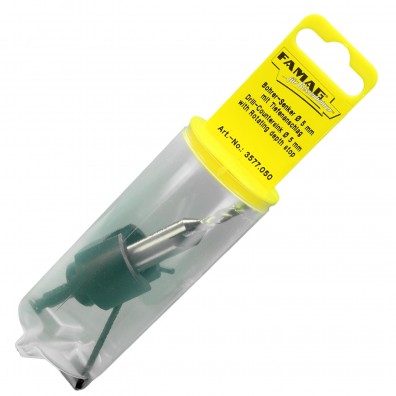 3 tlg FAMAG Bohrer,Senker und Tiefenanschlagsatz für 5 mm, drehgelagert