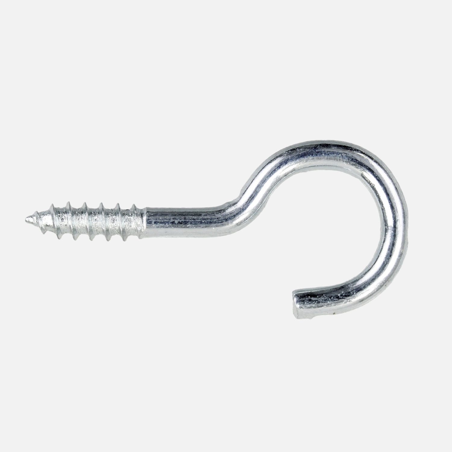 100 Gebogene Schraubhaken Typ 11 galvanisch verzinkt 30mm