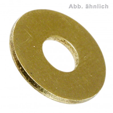 Unterlegscheibe | DIN 9021 | Messing