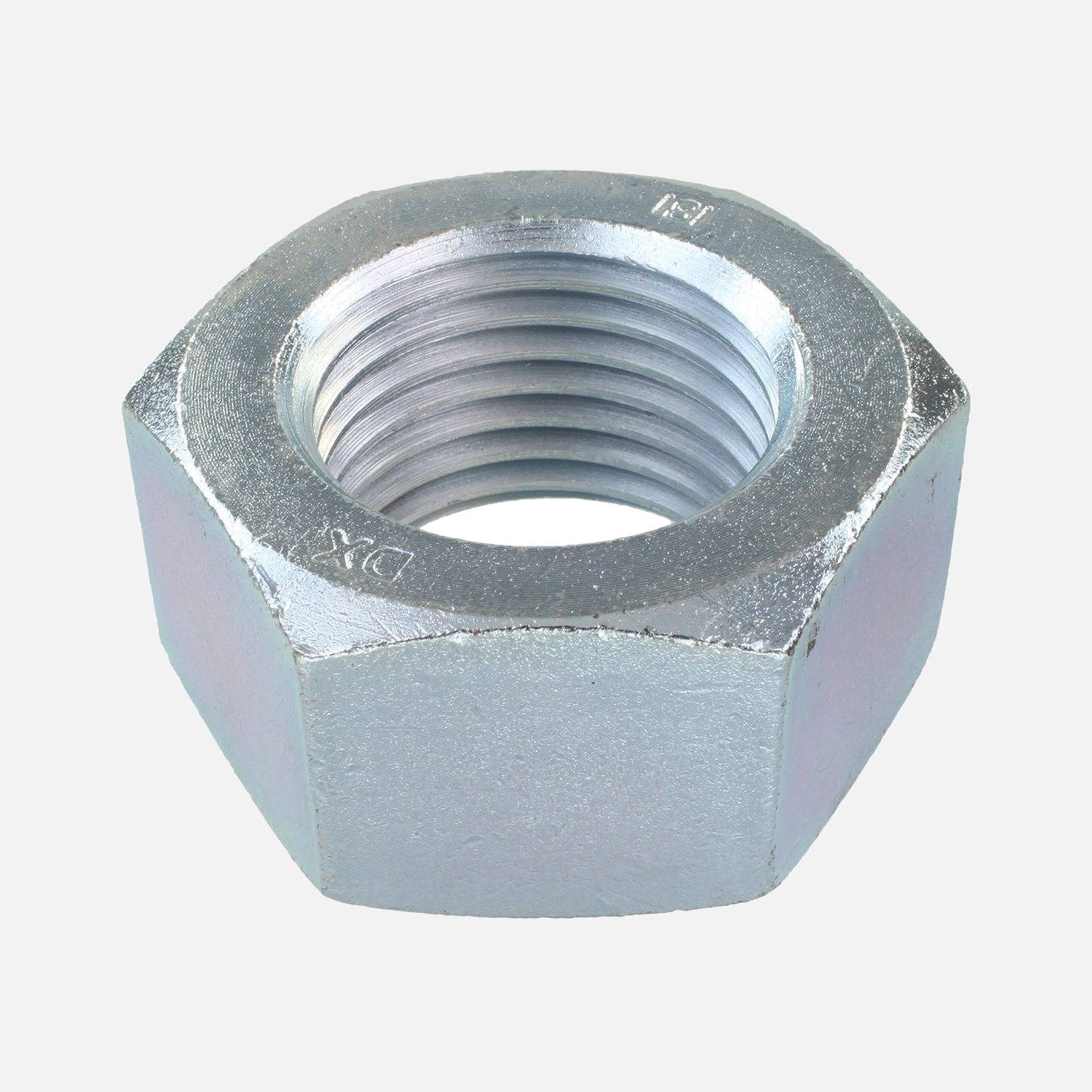 1 Sechskantmutter - M64 - DIN 934 - galvanisch verzinkt - Festigkeitsklasse 8