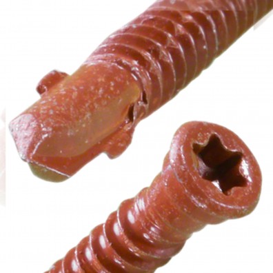 1 Reisser Terrassenschraube 5,5x55mm - Bimetall A4 - braun - Stufenkopf mit Torx Antrieb