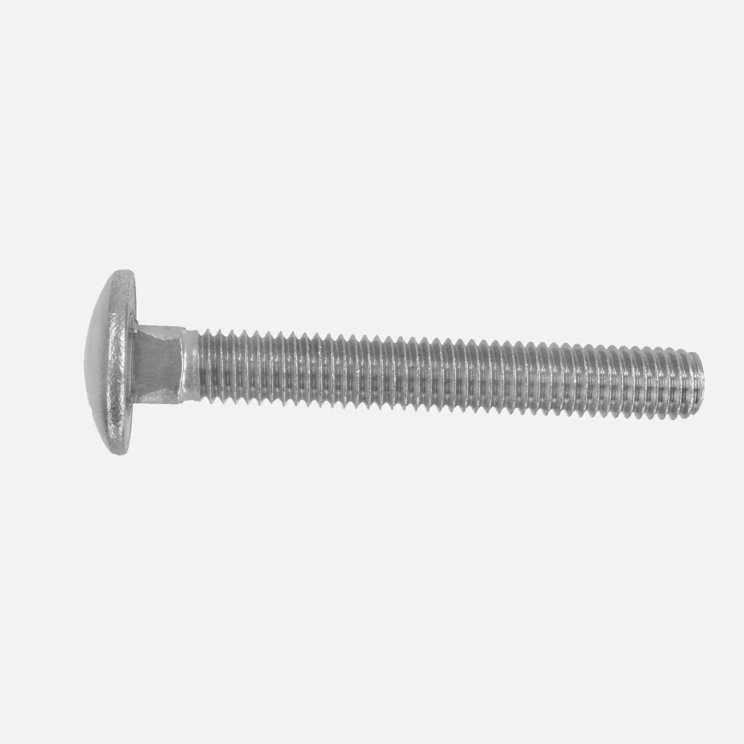 25 Schlossschrauben DIN 603 - M8x50 mm - Edelstahl A2 , Vollgewinde