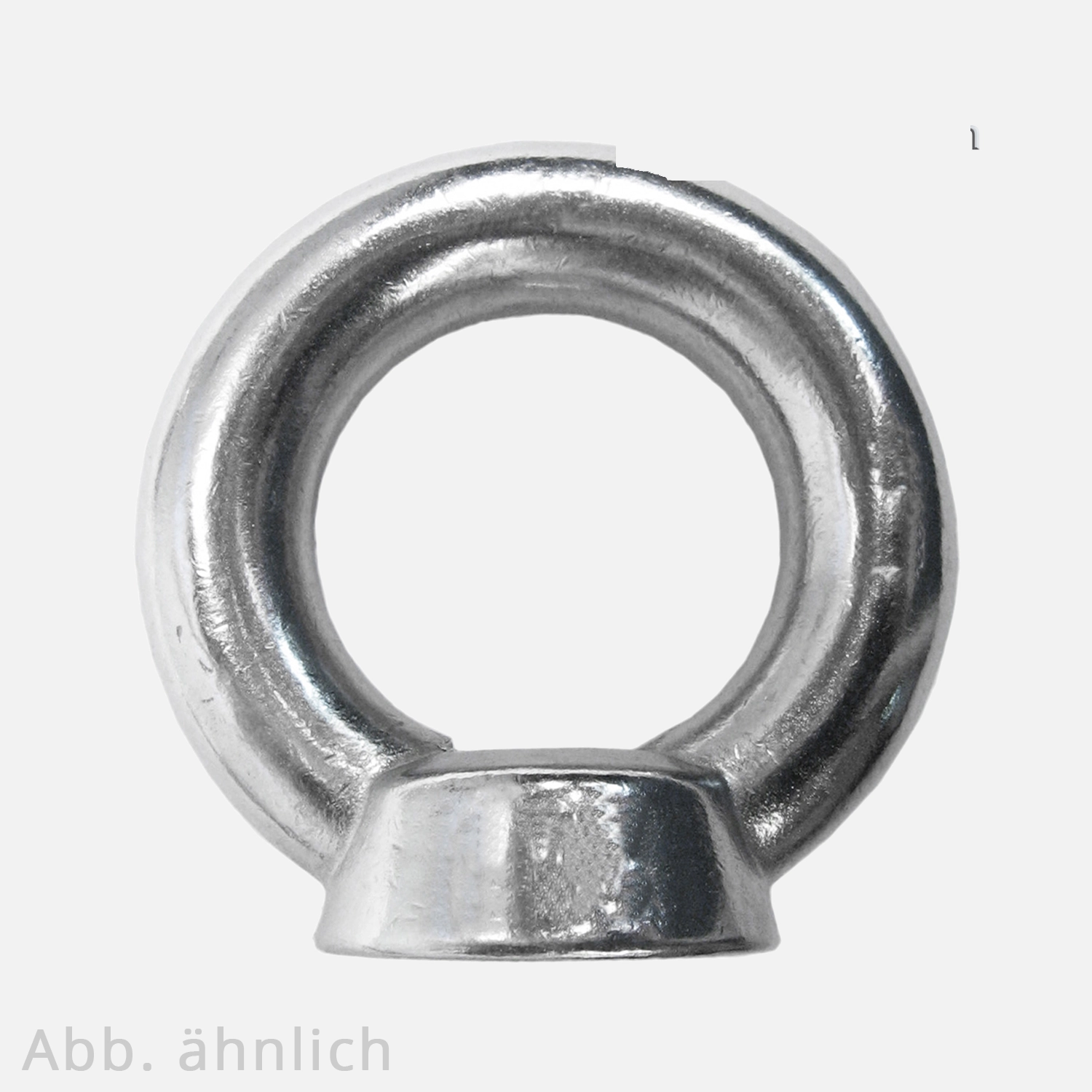 10 Ringmuttern ähnlich DIN 582 Edelstahl A4 M12