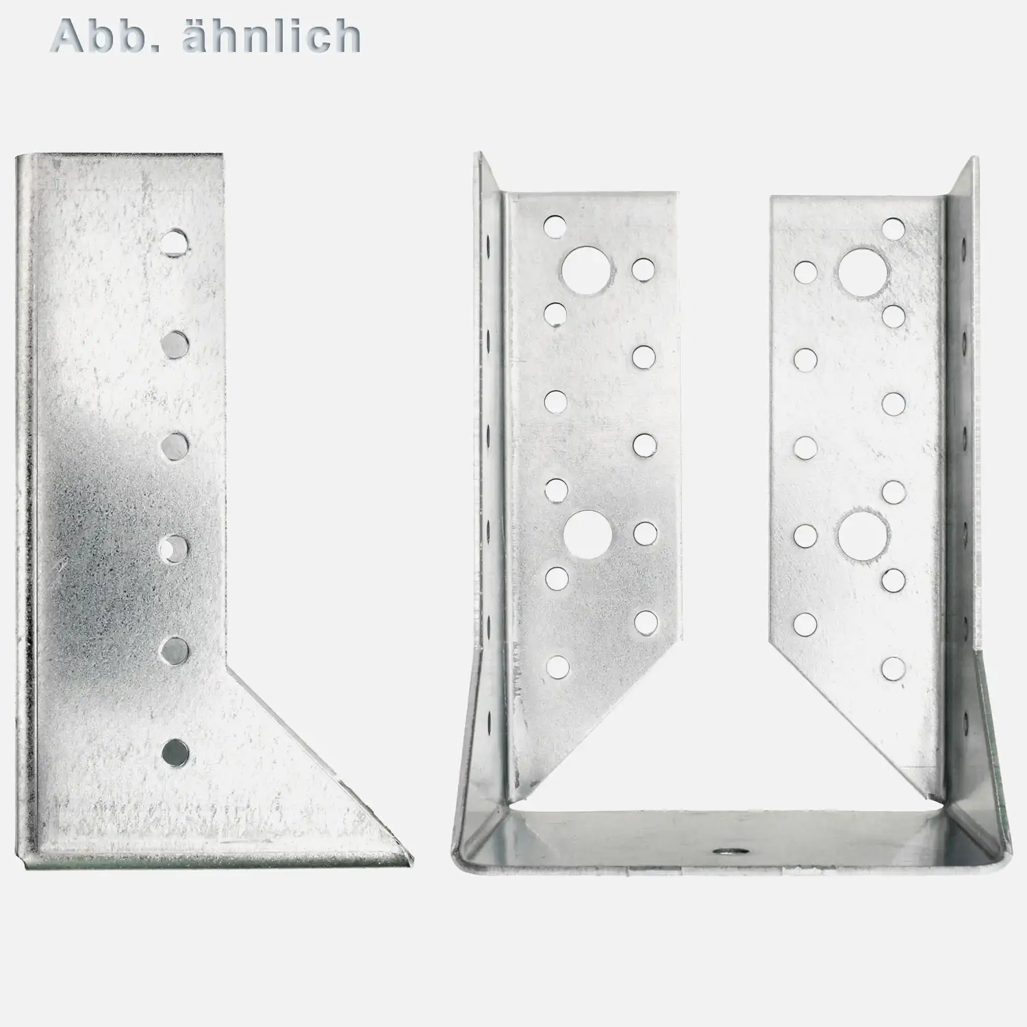 2 Balkenschuhe 120x160 mm feuerverzinkt - Typ B - Laschen innen - zugelassen