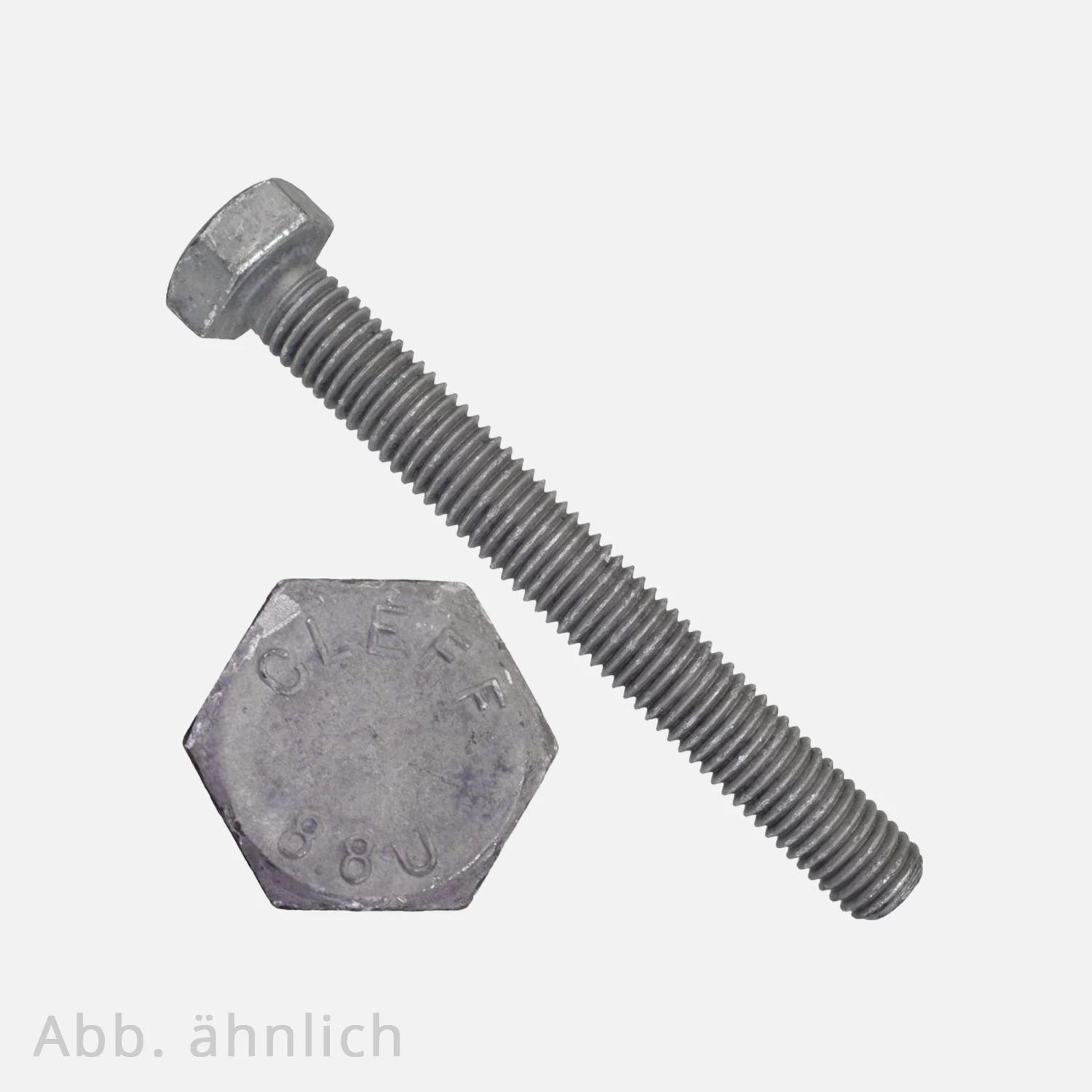 Sechskantschraube | DIN 933 | SW | Festigkeitsklasse 8.8 | feuerverzinkt