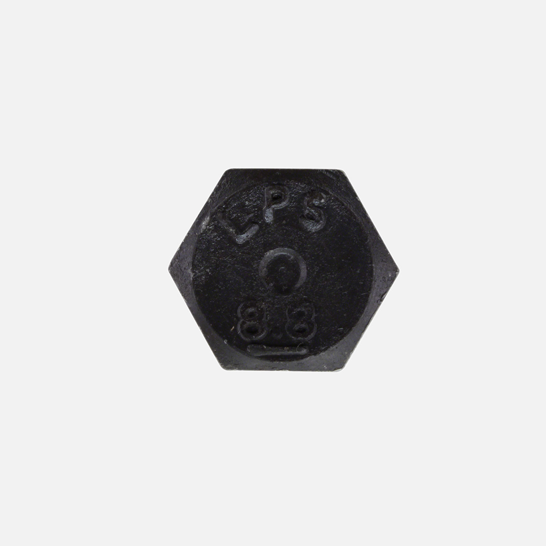 100 Sechskantschrauben M6x12 mm - DIN 564 - mit Rille - 8.8 blank