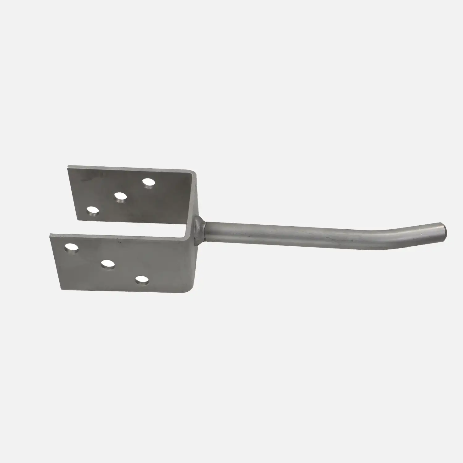 U-Pfostenträger | mit 400mm Riffeldolle | feuerverzinkt