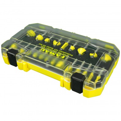 22 tlg Famag HM- Oberfräsersatz Prof-Linie, 8 mm Aufnahme in Kunststoffbox