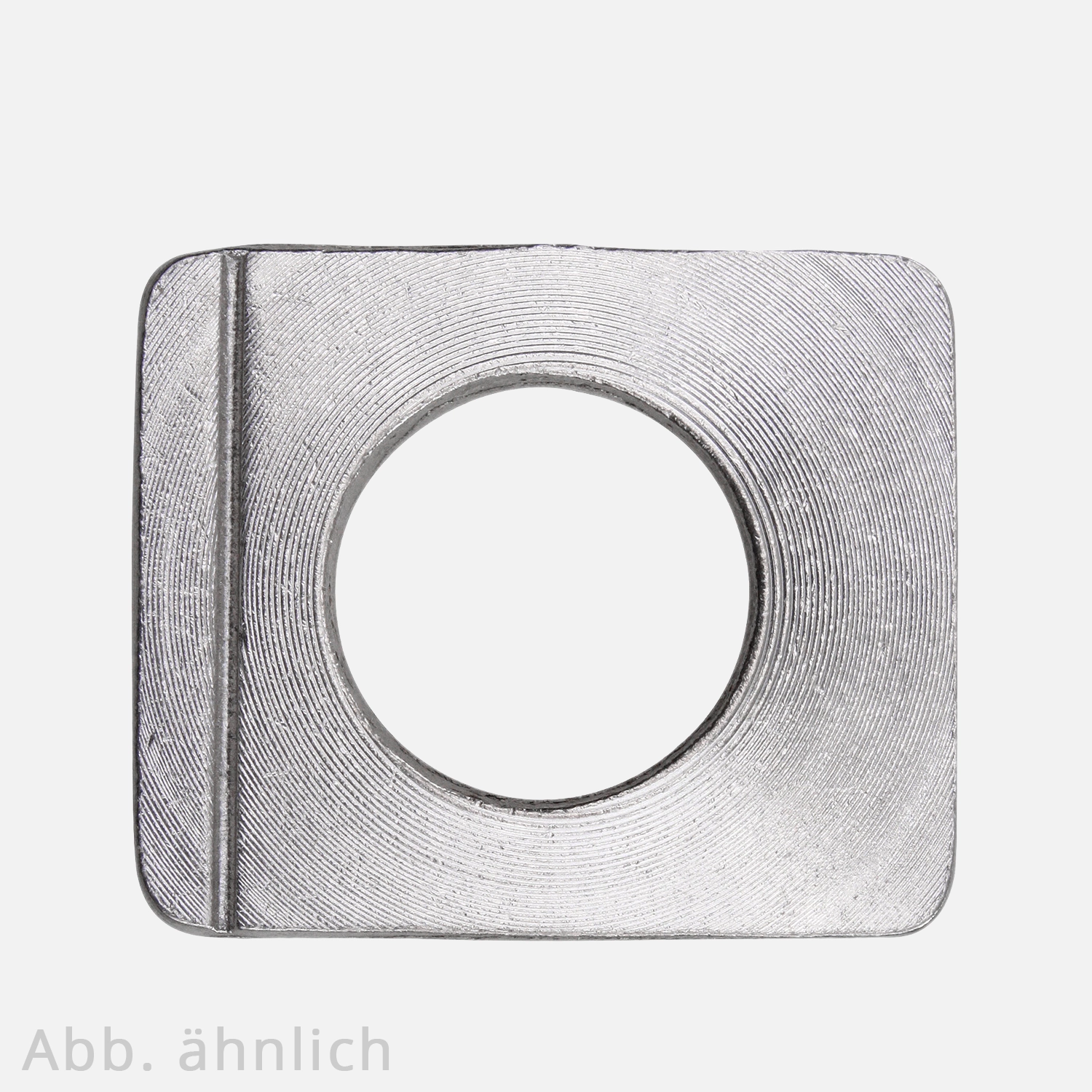 50 Vierkantscheiben für M8 - DIN 435 - 14% Neigung - Edelstahl A2