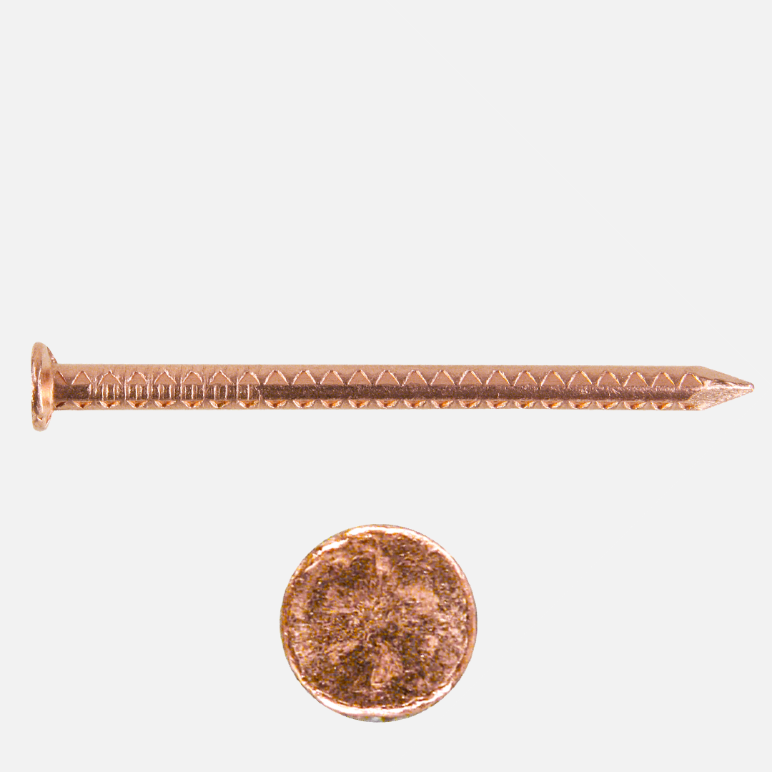 250g Rinneisennägel Kupfer CU 4,2x65mm
