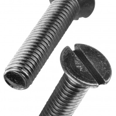 100 Senkschrauben M1,4x10 mm - DIN 963 - blank gedreht