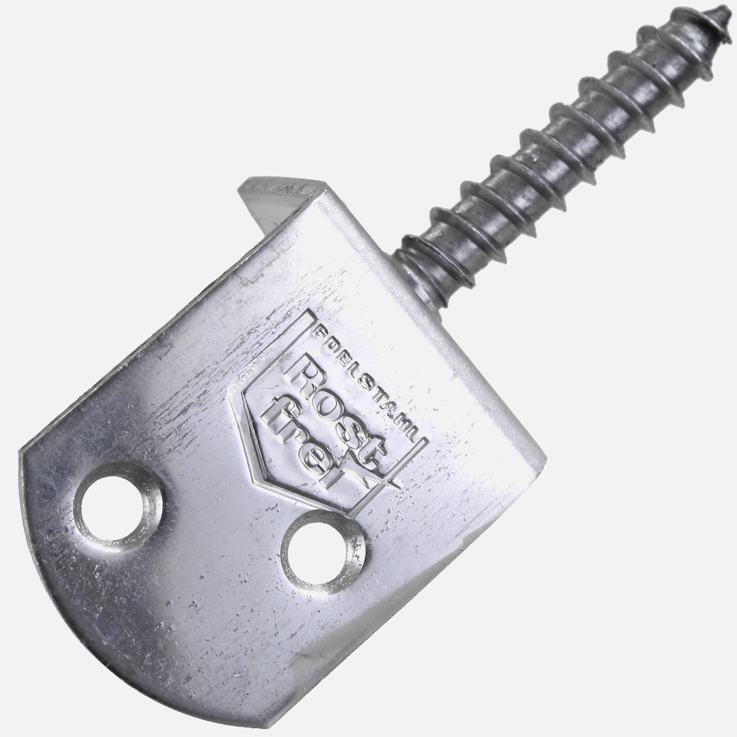 Support De Clôture En Inox 85/38 / 30x2,5 – GAH_Alberts, Pour Tissage De Grillage