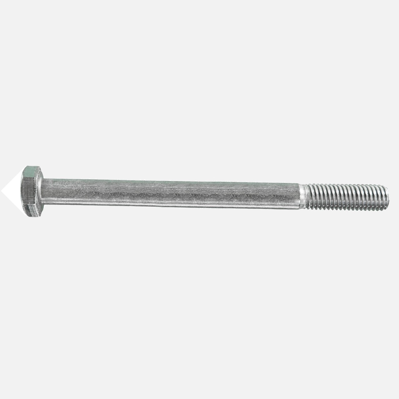1 Sechskantschraube DIN 931 - M10x130mm - Edelstahl A2