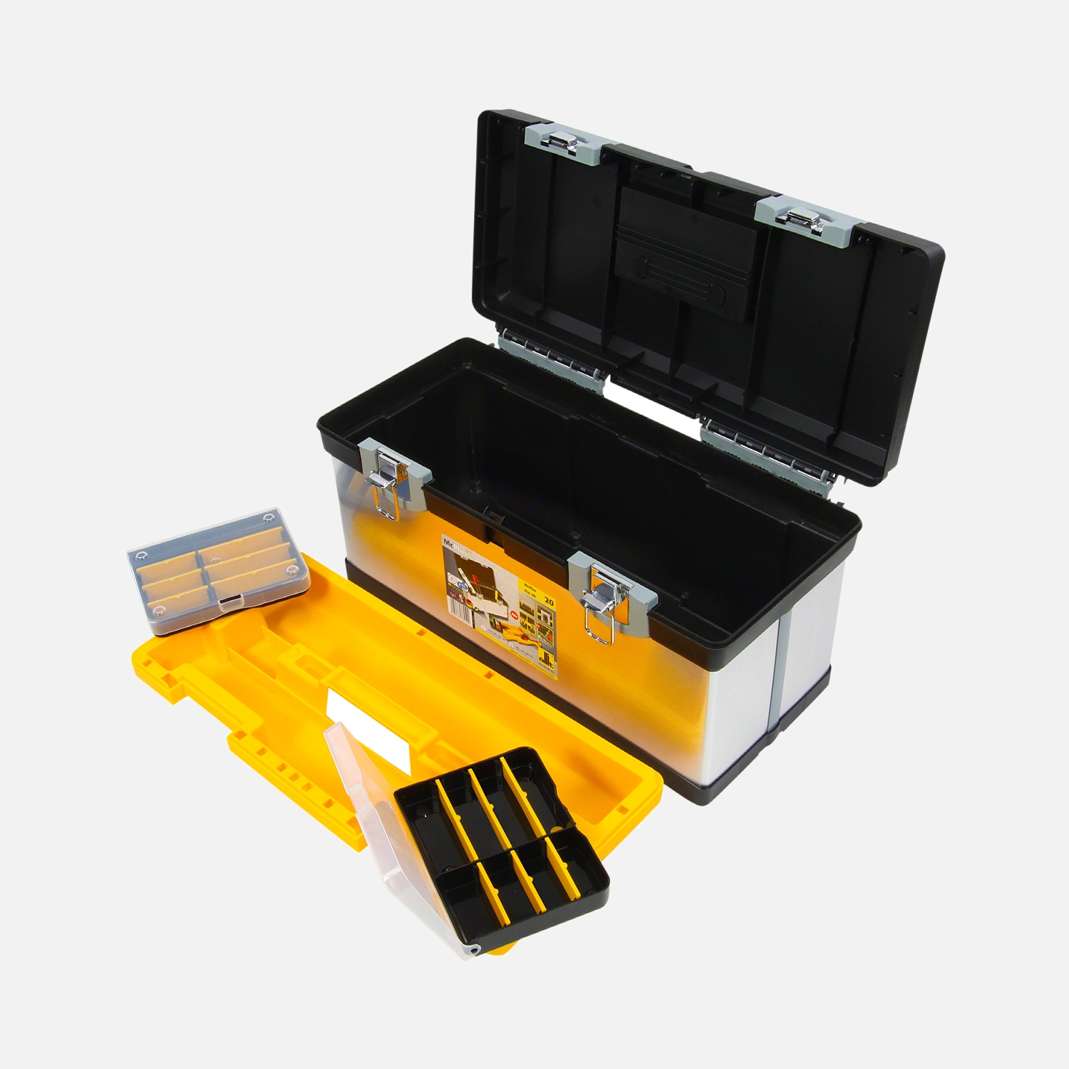 1 Allit Premium Profi-Werkzeugkoffer - McPlus Pro >M< 20 Edelstahl