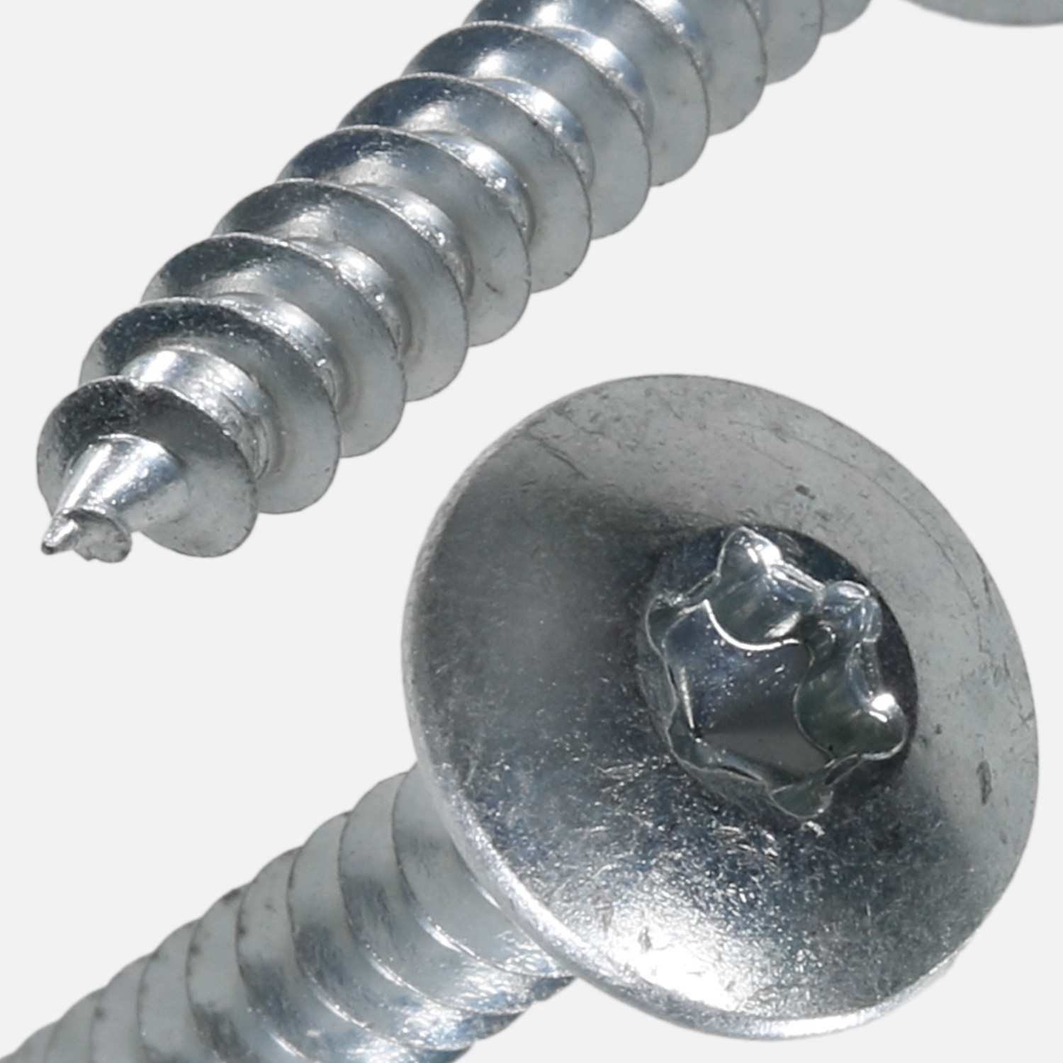 100 Beschlagschrauben Linsenkopf galv. verzinkt TX 30 6x50mm 