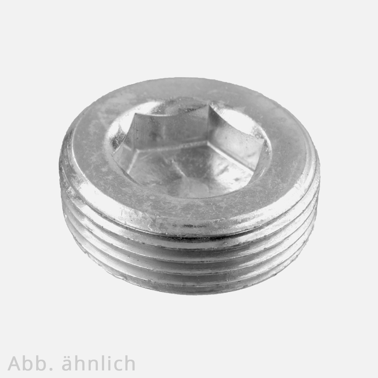 Verschlussschraube | DIN 906 | kegeliges Feingewinde | verzinkt