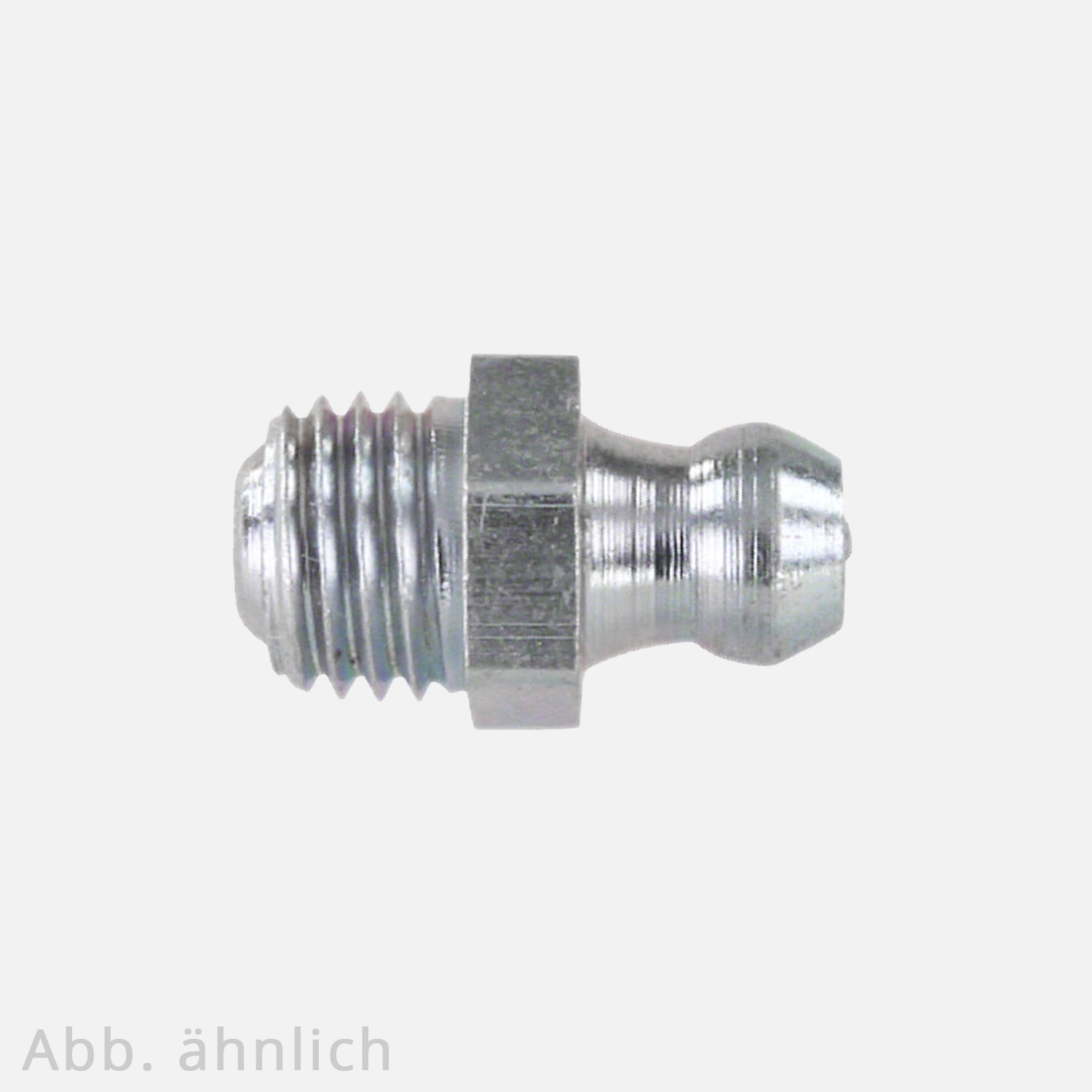 100 Kegelschmiernippel M6x1 mm - Form A - gerader Kegelkopf - SW7 - verzinkt