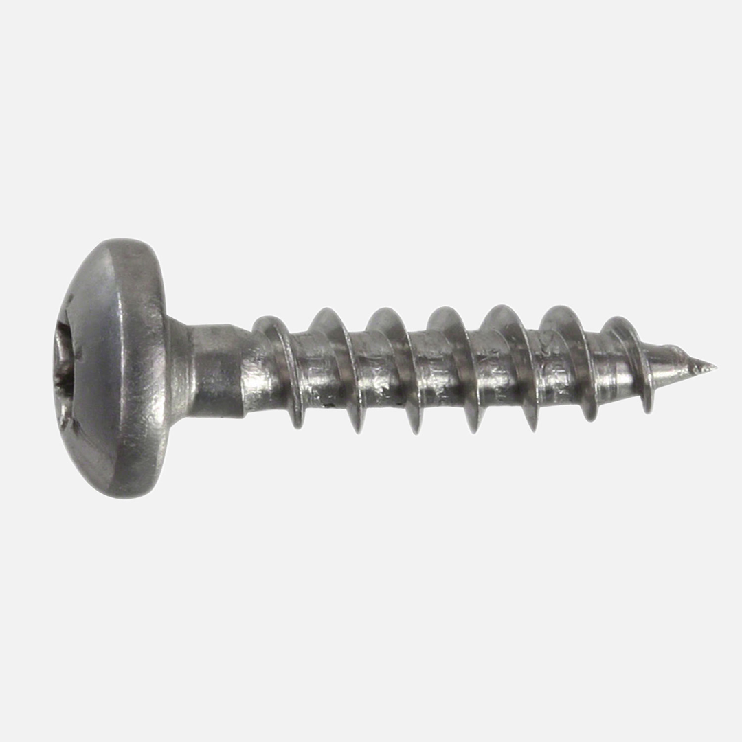 Spanplattenschraube | Pan-Head | Vollgewinde | TX | Edelstahl A2